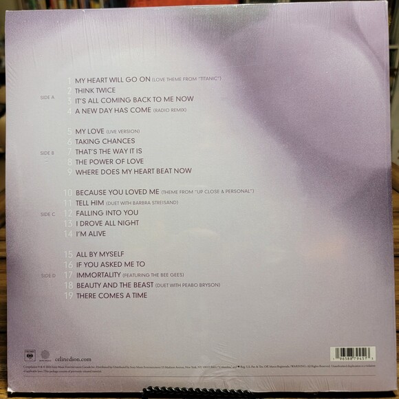 VINYL Celine Dion: My Love Essential Collection - 2LP SEALED - Picture 3 of 5